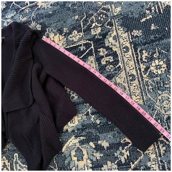 Club Monaco Wool/Cashmere Blend Cropped Open Cardigan XS - Picture 6 of 10